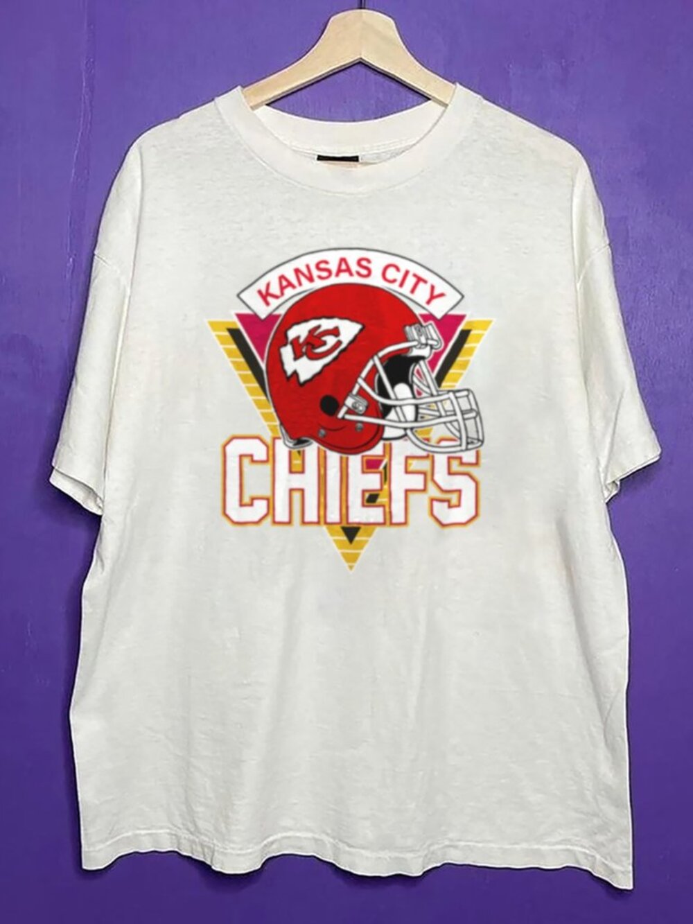 90s Vintage Kansas City Chiefs Football Shirt, NFL Kansas City Chiefs Shirt Tee
